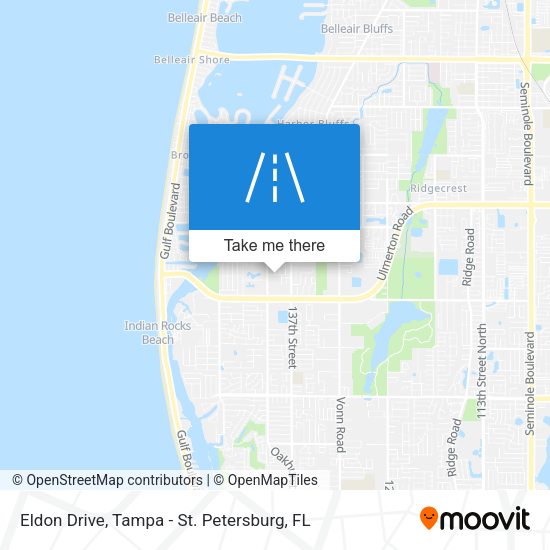 Eldon Drive map