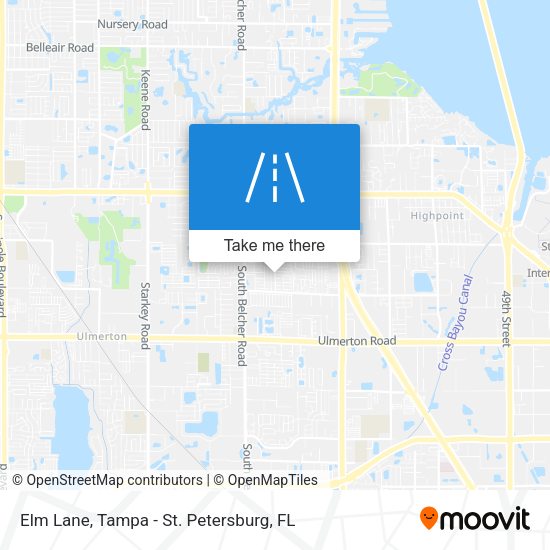Mapa de Elm Lane