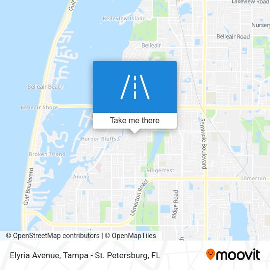 Elyria Avenue map