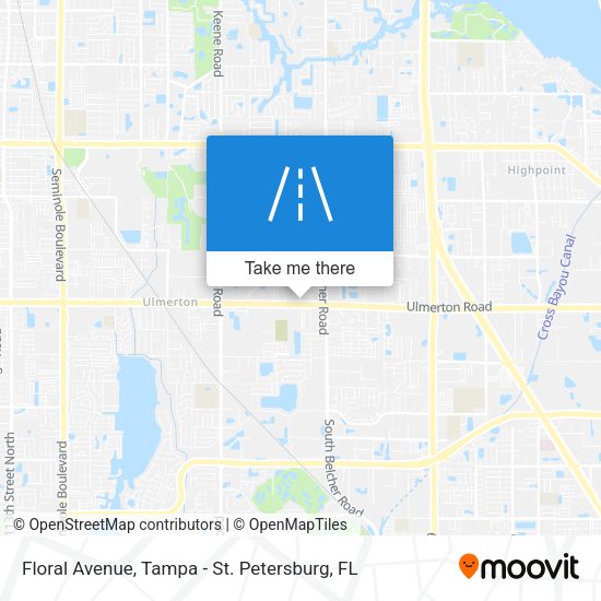 Floral Avenue map