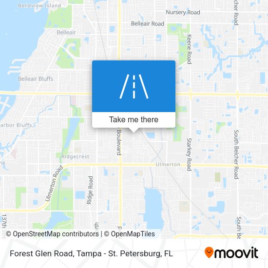 Forest Glen Road map