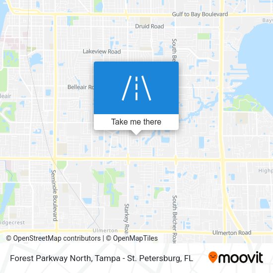 Forest Parkway North map
