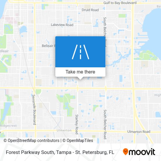 Mapa de Forest Parkway South
