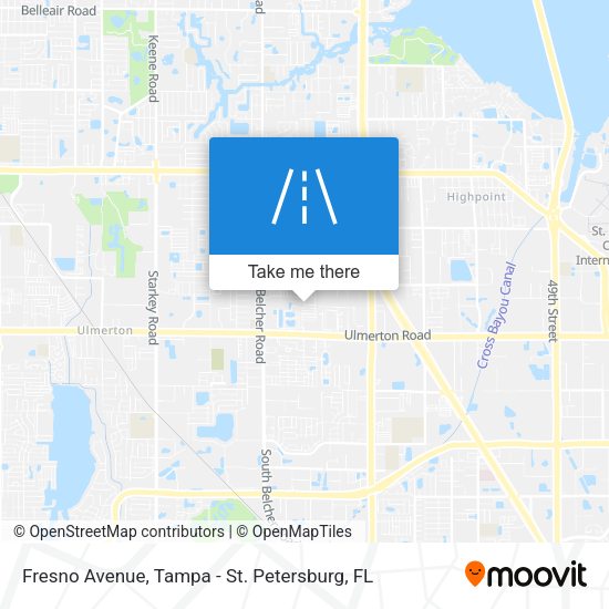 Mapa de Fresno Avenue