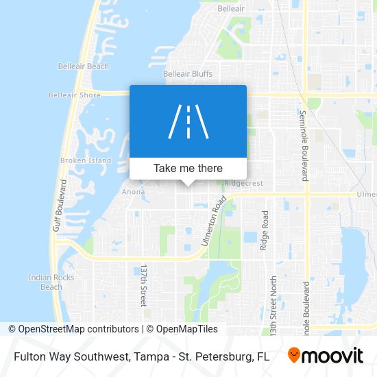 Mapa de Fulton Way Southwest