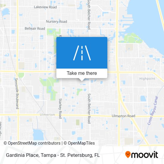 Gardinia Place map