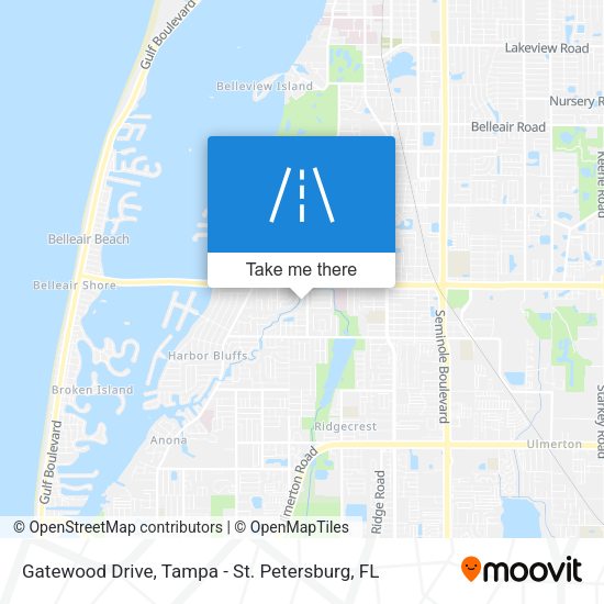 Gatewood Drive map