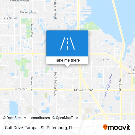 Gulf Drive map