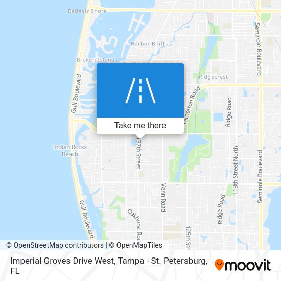 Imperial Groves Drive West map