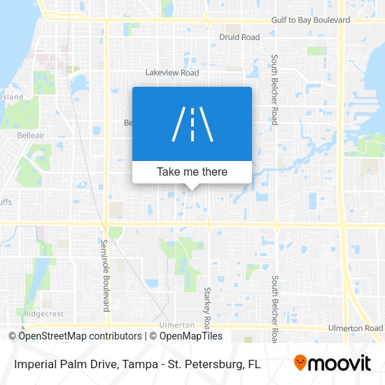 Imperial Palm Drive map