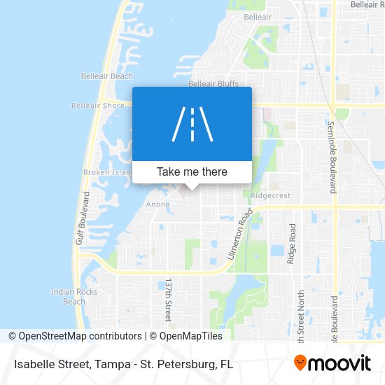 Isabelle Street map