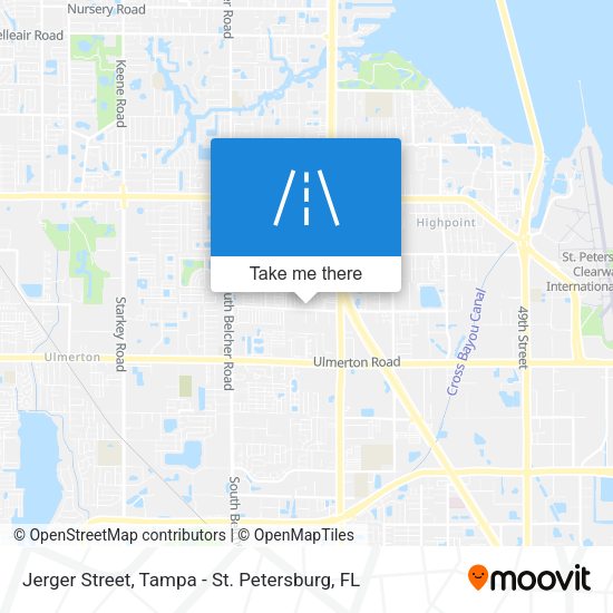 Mapa de Jerger Street