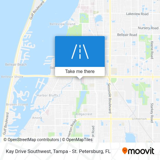 Mapa de Kay Drive Southwest