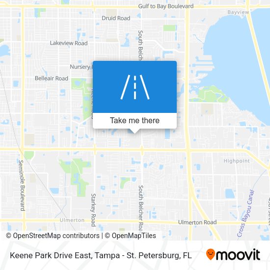 Keene Park Drive East map