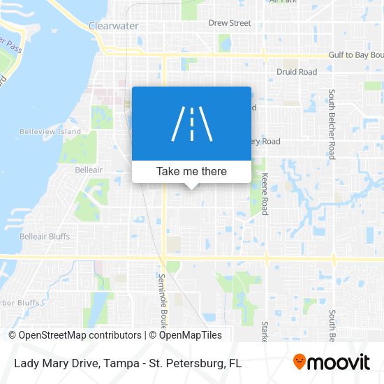 Lady Mary Drive map