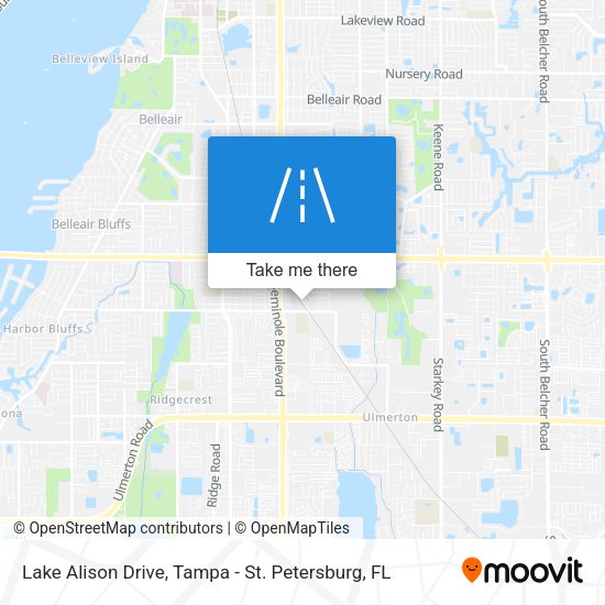 Lake Alison Drive map