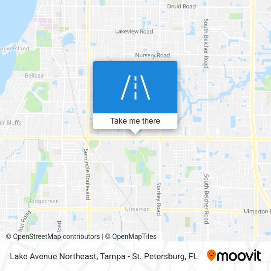 Lake Avenue Northeast map