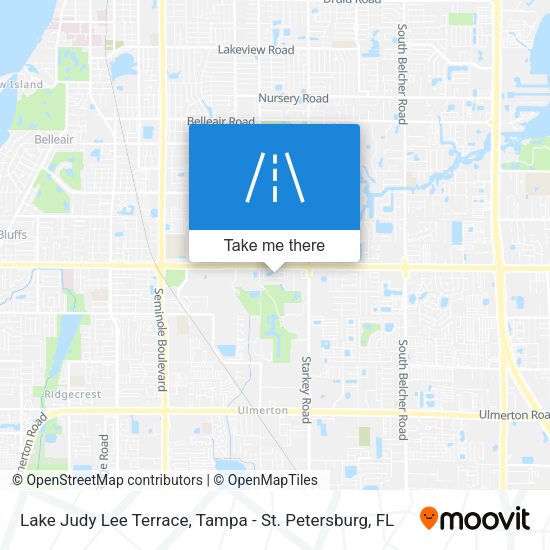 Lake Judy Lee Terrace map