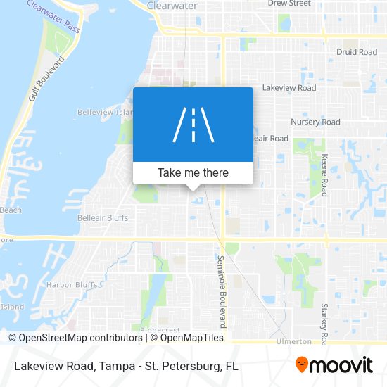 Lakeview Road map