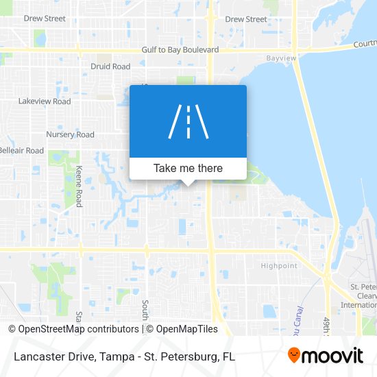 Mapa de Lancaster Drive