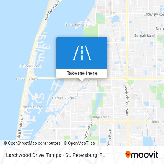 Larchwood Drive map