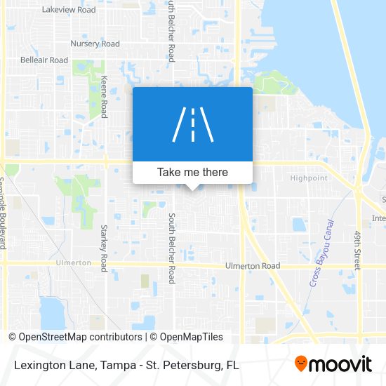 Lexington Lane map