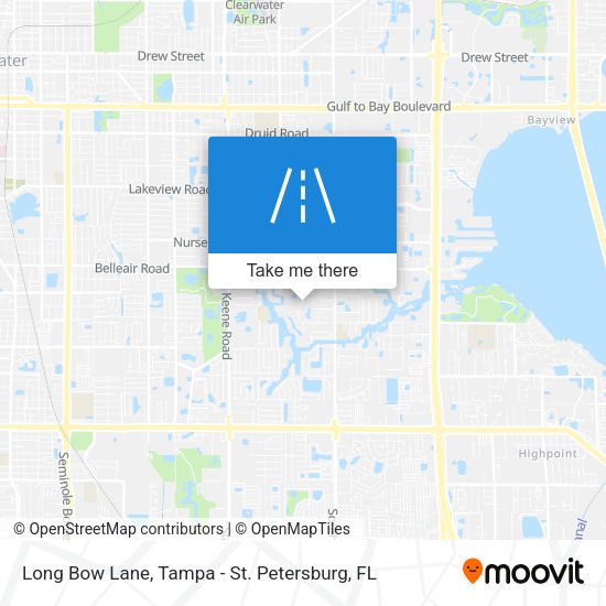 Mapa de Long Bow Lane