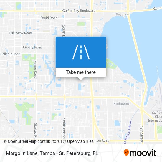 Mapa de Margolin Lane