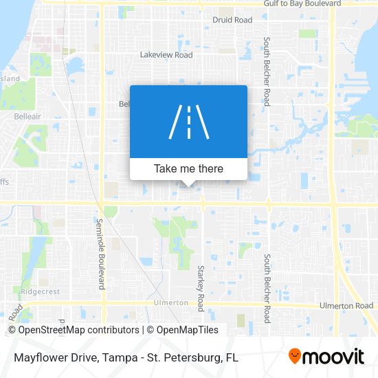 Mayflower Drive map