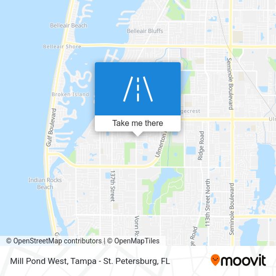 Mill Pond West map