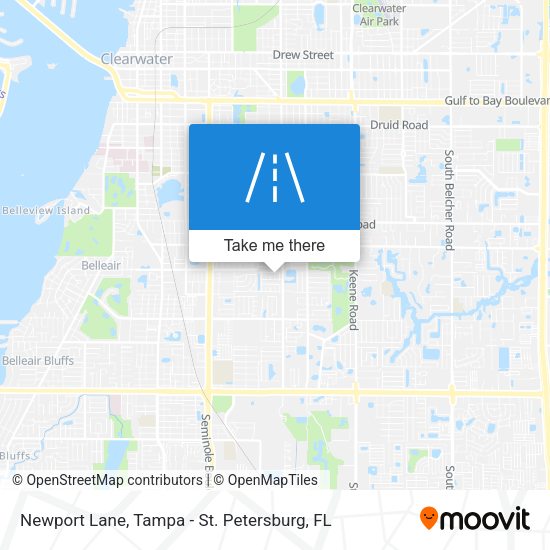 Newport Lane map
