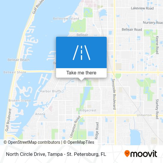 North Circle Drive map