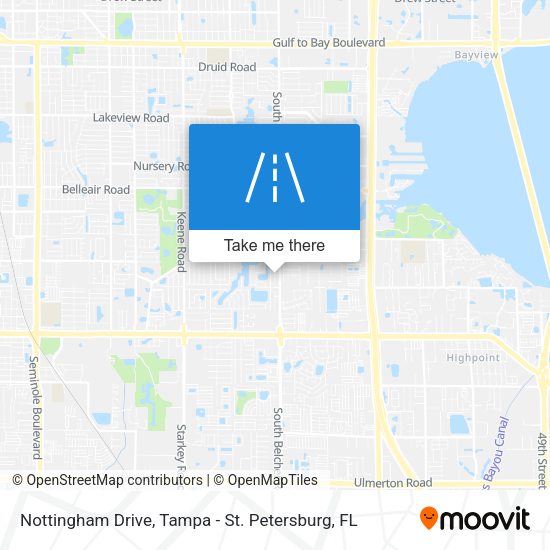 Nottingham Drive map