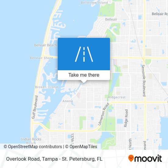 Mapa de Overlook Road
