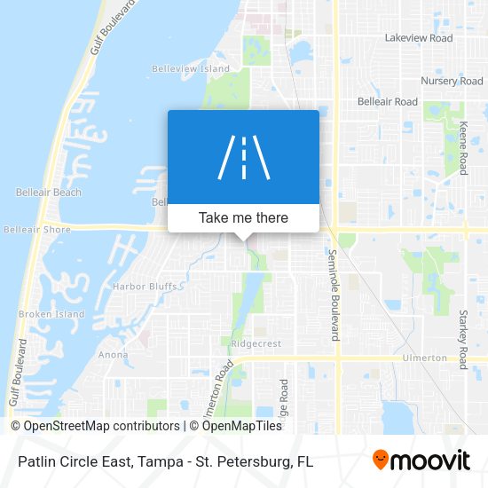 Patlin Circle East map