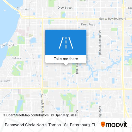 Pennwood Circle North map