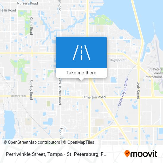 Mapa de Perriwinkle Street