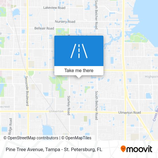Pine Tree Avenue map