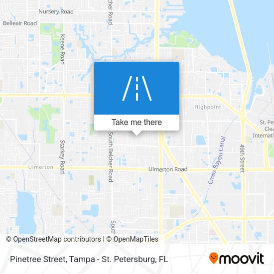 Pinetree Street map