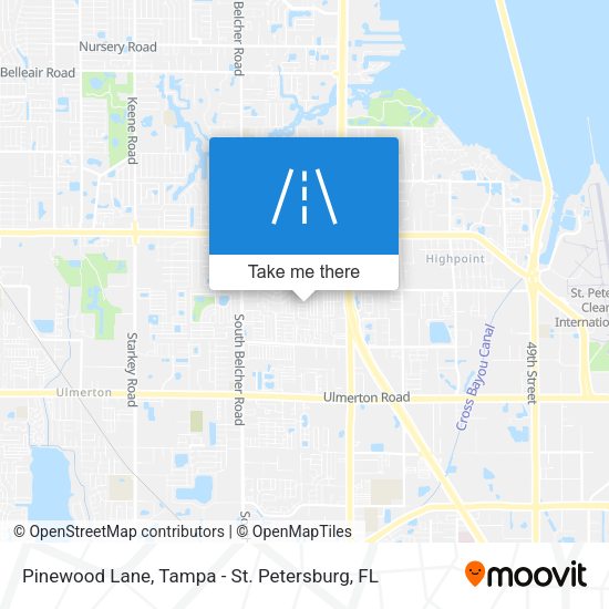 Pinewood Lane map