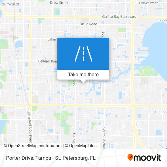Porter Drive map
