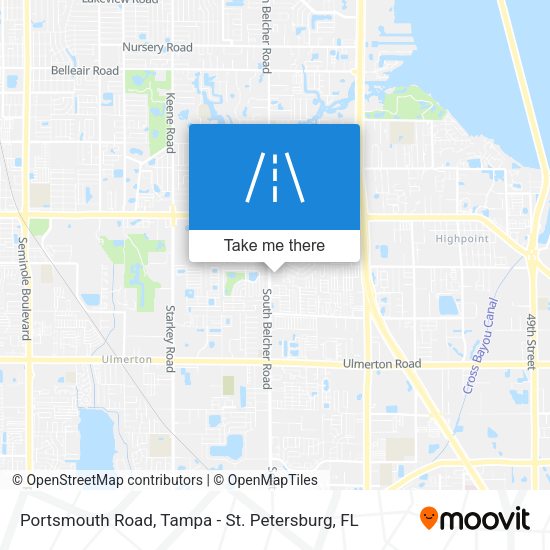 Portsmouth Road map