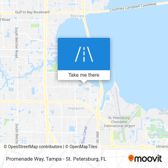 Promenade Way map