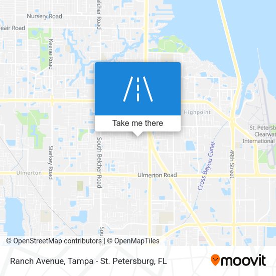 Ranch Avenue map