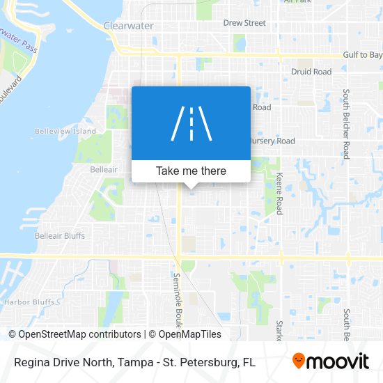 Regina Drive North map