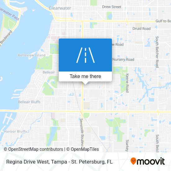Regina Drive West map