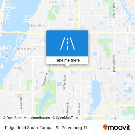 Mapa de Ridge Road South