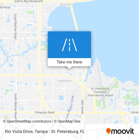 Rio Vista Drive map
