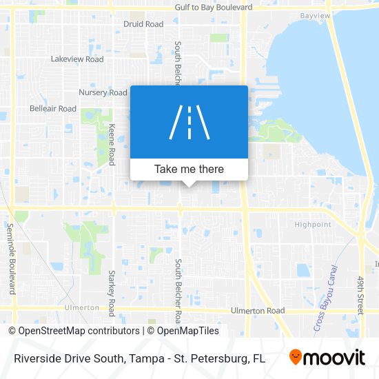 Mapa de Riverside Drive South