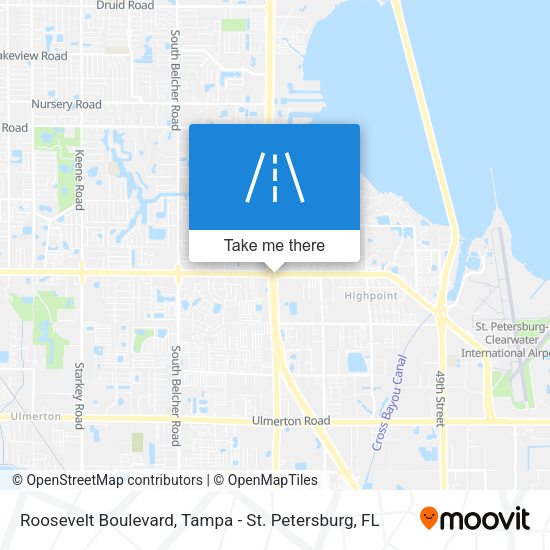 Mapa de Roosevelt Boulevard